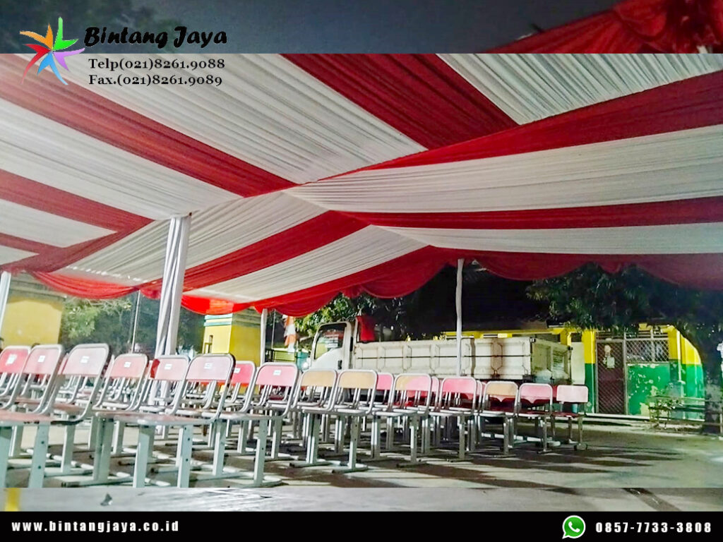 Sewa Tenda Dekor Serut Merah Putih Jakarta untuk Acara Pemerintah