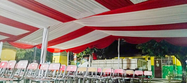 Sewa Tenda Dekor Serut Merah Putih Jakarta untuk Acara Pemerintah