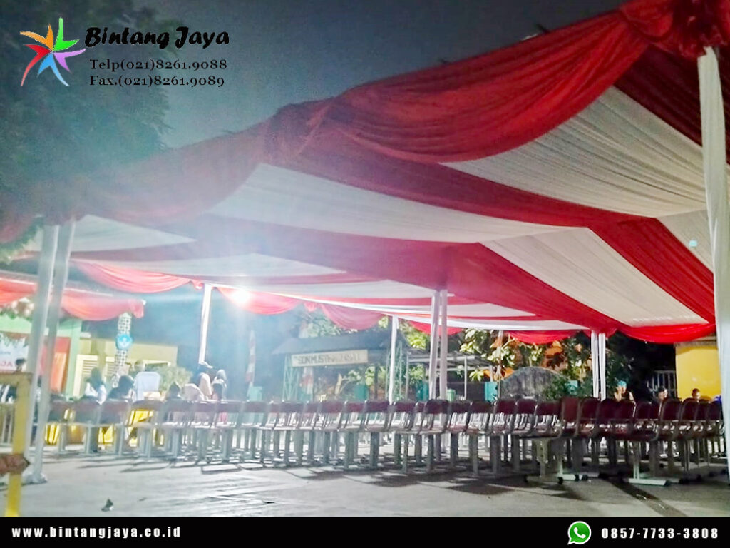 Sewa Tenda Dekor Serut Merah Putih Jakarta untuk Acara Pemerintah