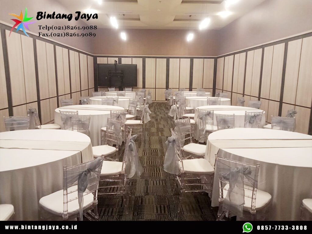 Rental Gong, Kursi Tiffany Acrylic, Round Table Jakarta untuk Event yang Elegan dan Berkelas