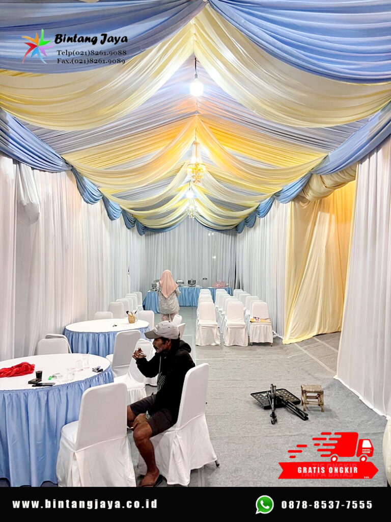 Rental Tenda Dekorasi Serut Modifikasi Area Bekasi untuk Event yang Elegan dan Berkelas