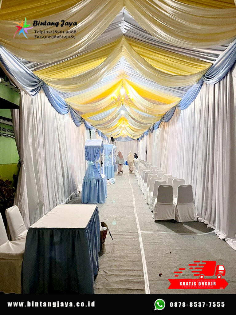 Rental Tenda Dekorasi Serut Modifikasi Area Bekasi untuk Event yang Elegan dan Berkelas