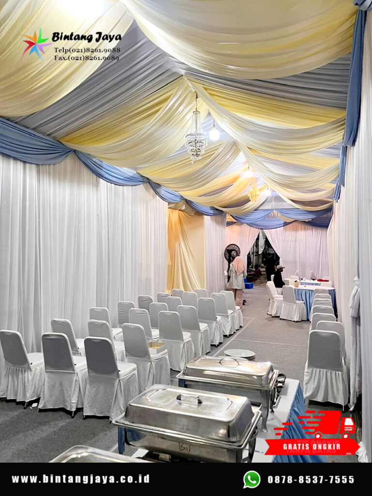 Rental Tenda Dekorasi Serut Modifikasi Area Bekasi untuk Event yang Elegan dan Berkelas
