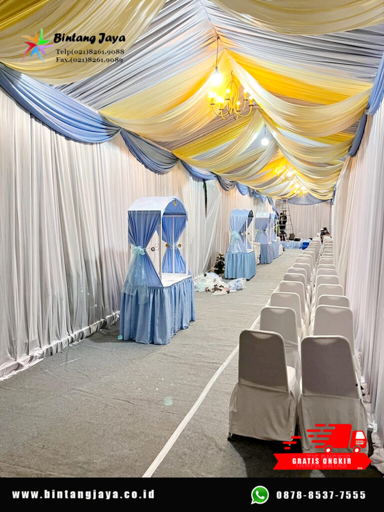 Rental Tenda Dekorasi Serut Modifikasi Area Bekasi untuk Event yang Elegan dan Berkelas