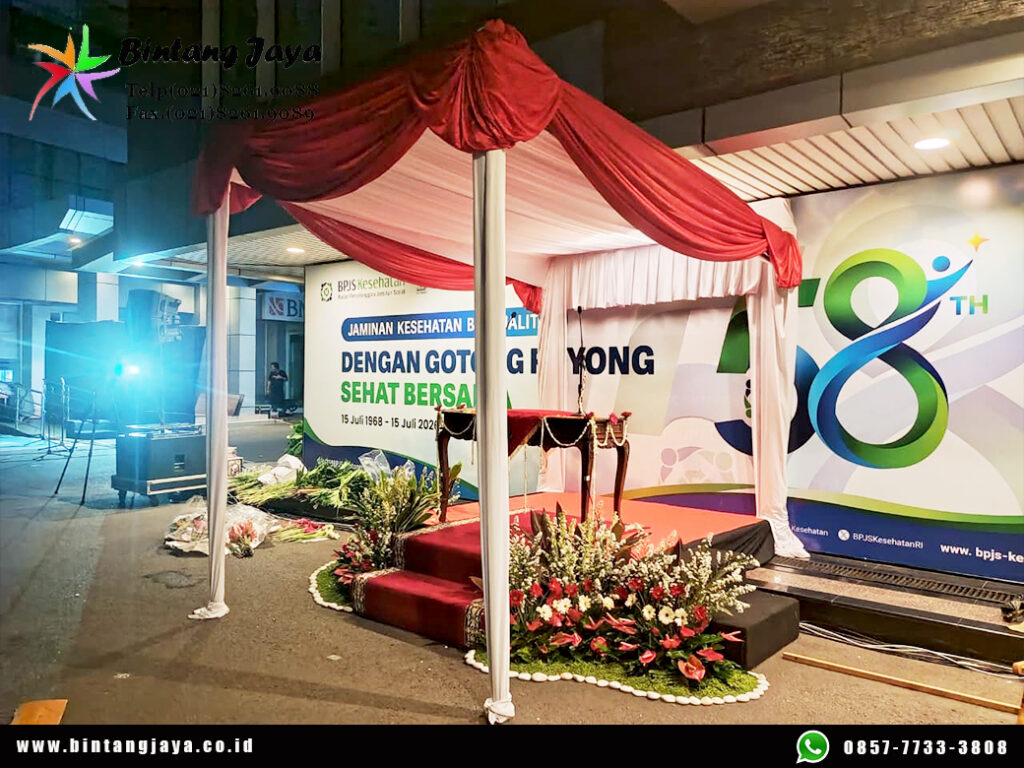 Sewa Tenda Dekorasi Serut Jakarta untuk Event Pemerintah dan BUMN