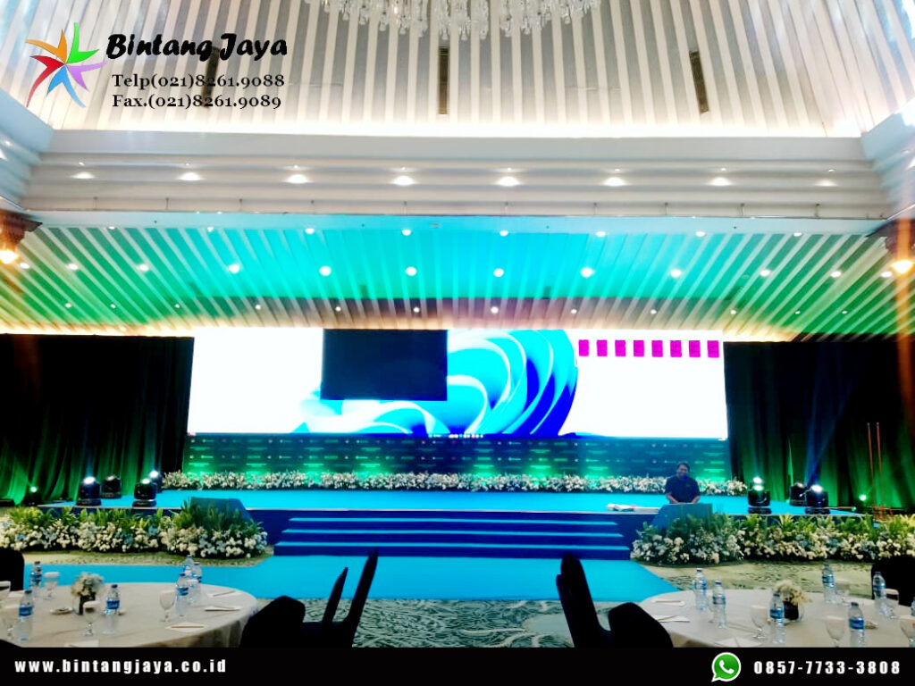 Sewa Panggung Karpet Biru Premium untuk Instansi dan Perusahaan