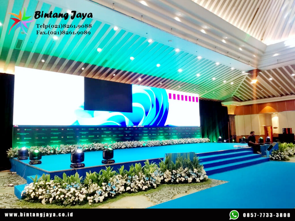 Sewa Panggung Karpet Biru Premium untuk Instansi dan Perusahaan