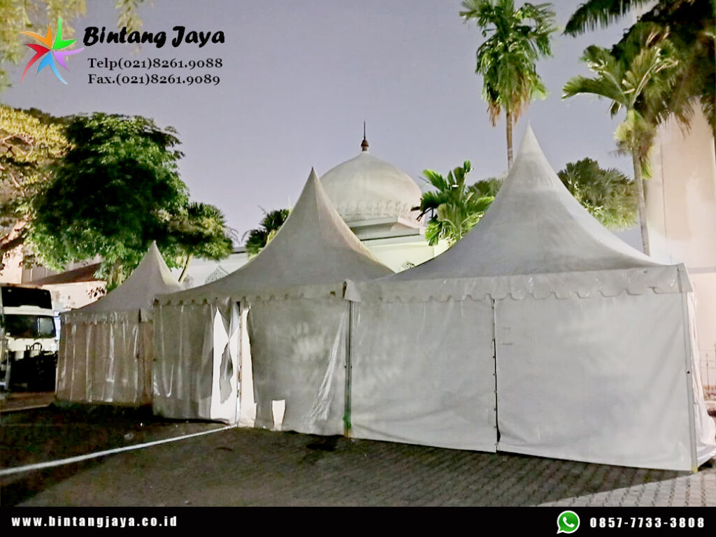 Rental Tenda Kerucut Sarnafil Putih Jakarta untuk Event yang Modern dan Berkelas