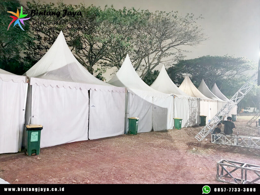 Rental Tenda Kerucut Sarnafil Putih Jakarta untuk Event yang Modern dan Berkelas