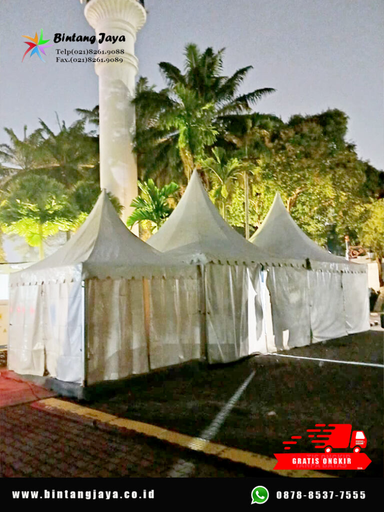 Rental Tenda Kerucut Sarnafil Putih Jakarta untuk Event yang Modern dan Berkelas