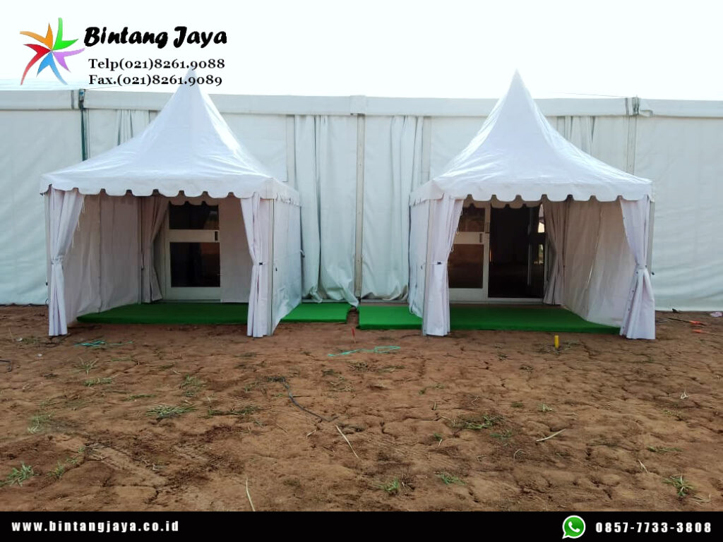 Sewa Tenda Kerucut Sarnafil Jakarta untuk Event Outdoor Tampilan Modern dan Eksklusif