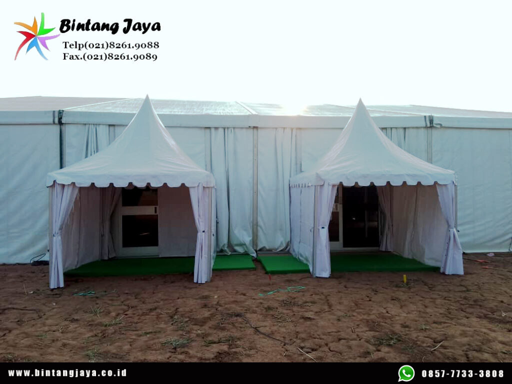 Sewa Tenda Kerucut Sarnafil Jakarta untuk Event Outdoor Tampilan Modern dan Eksklusif