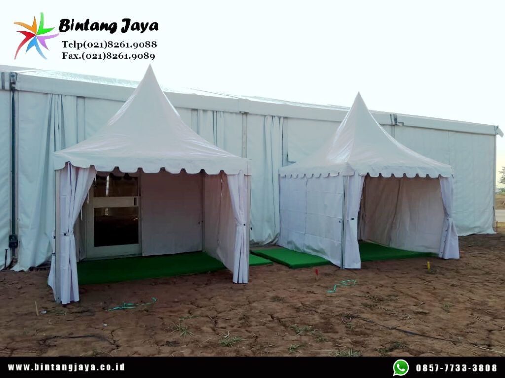 Sewa Tenda Kerucut Sarnafil Jakarta untuk Event Outdoor Tampilan Modern dan Eksklusif