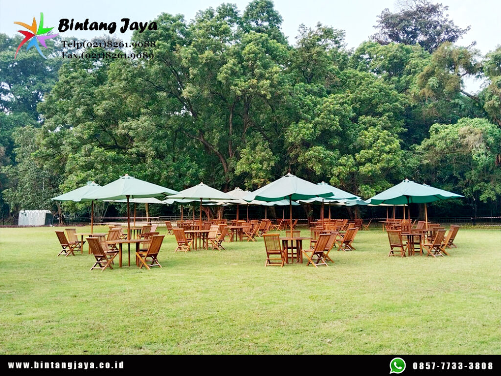 Sewa Meja, Kursi, Tenda Parasol Bogor 085777333808