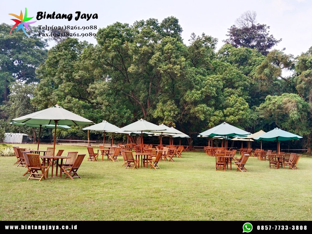Sewa Meja, Kursi, Tenda Parasol Bogor 085777333808