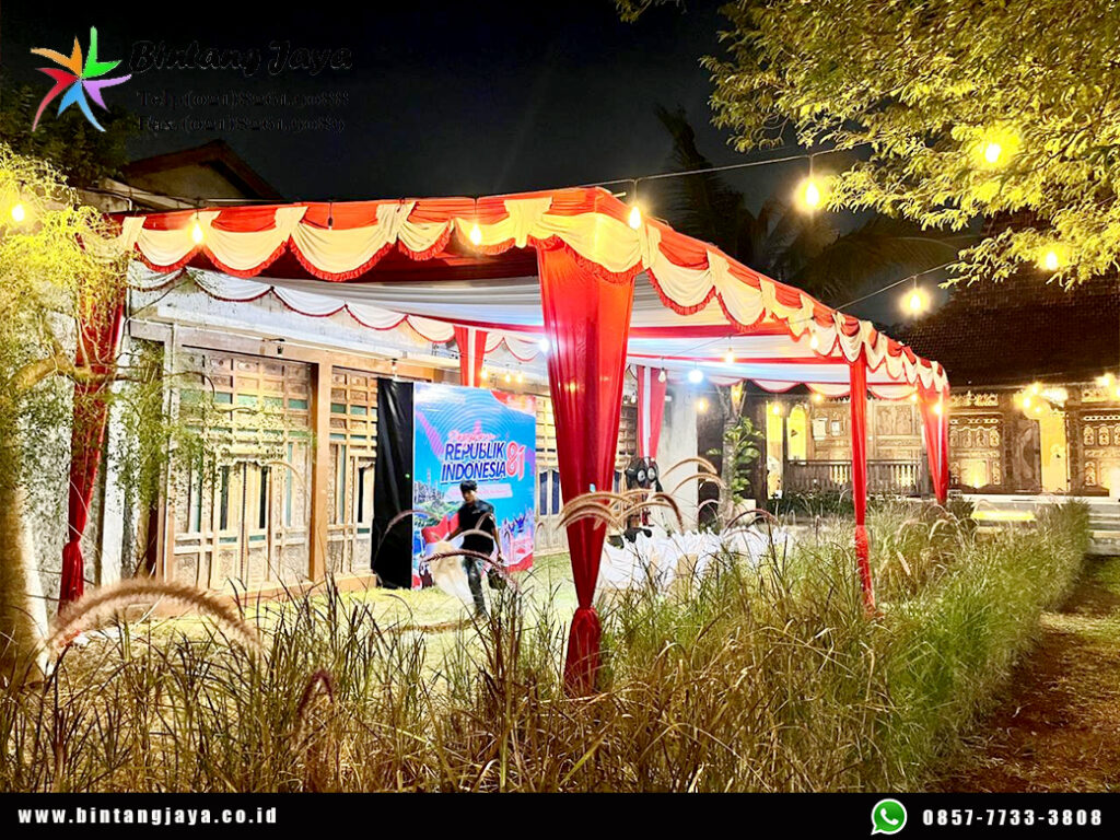 Rental Tenda Serut, Misty Cool, Backdrop, Meja Bulat, Kursi Jakarta