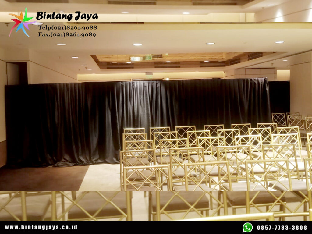 Jasa Sewa Black Curtain atau Tirai Hitam Jakarta untuk Event yang Elegan dan Profesional