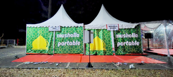 Sewa Mushola Portable Tenda Kerucut Jakarta: Event Tetap Jalan, Ibadah Tetap Nyaman