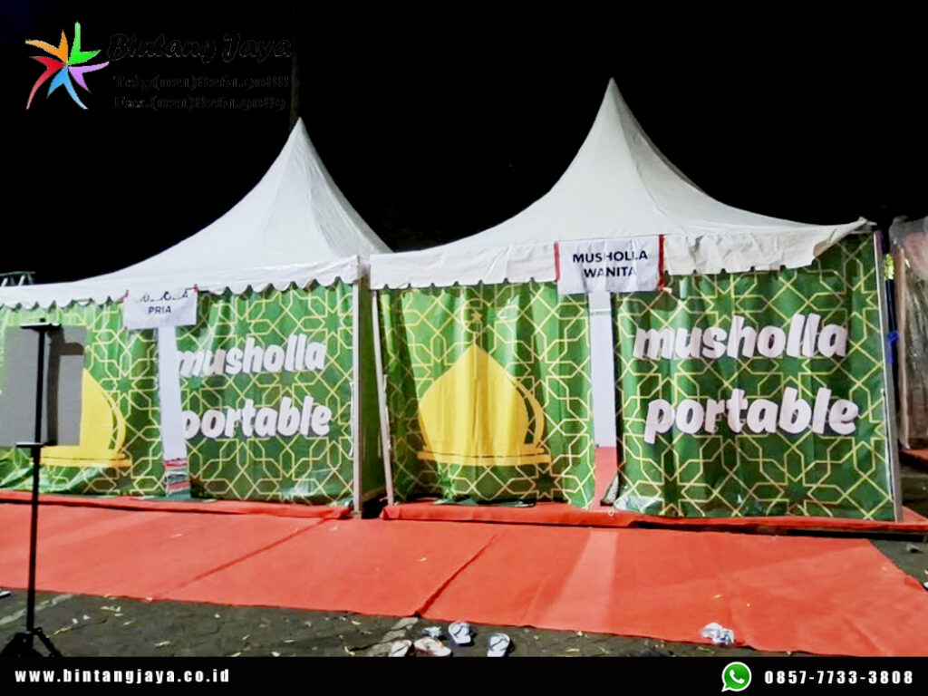 Sewa Mushola Portable Tenda Kerucut Jakarta: Event Tetap Jalan, Ibadah Tetap Nyaman