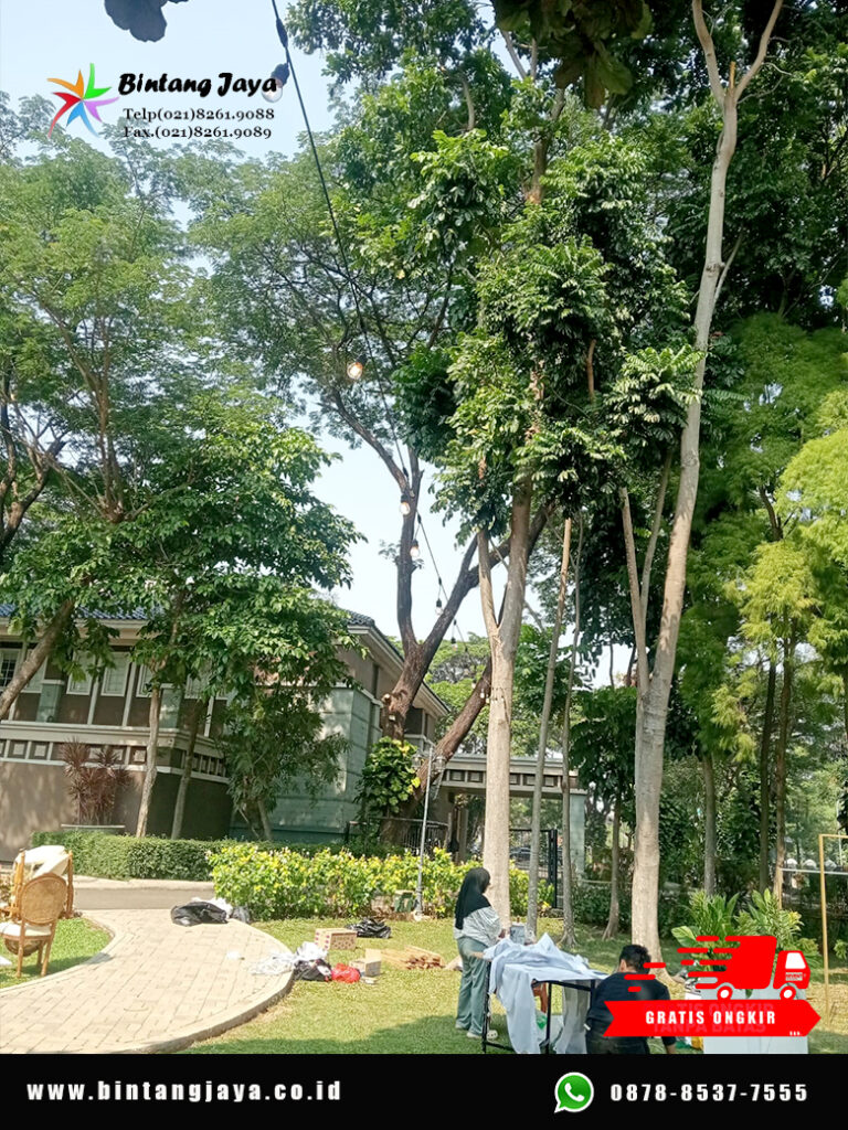 Rental Lampu Taman dan Meja Bulat Alam Sutra 087885377555