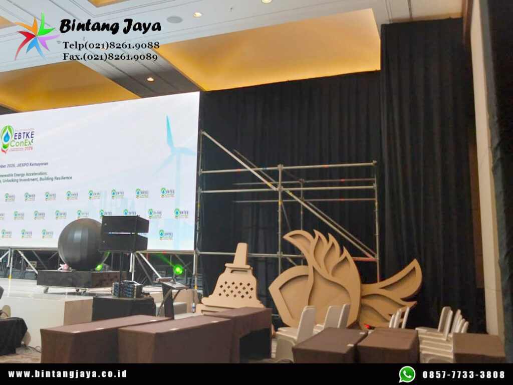 Jasa Sewa Tirai Hitam JiExpo 085777333808