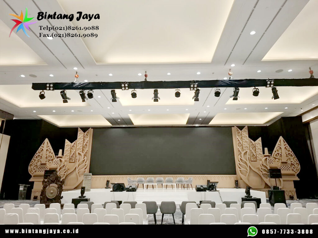 Rental Tirai Penutup Dinding Warna Hitam Jakarta 087885377555