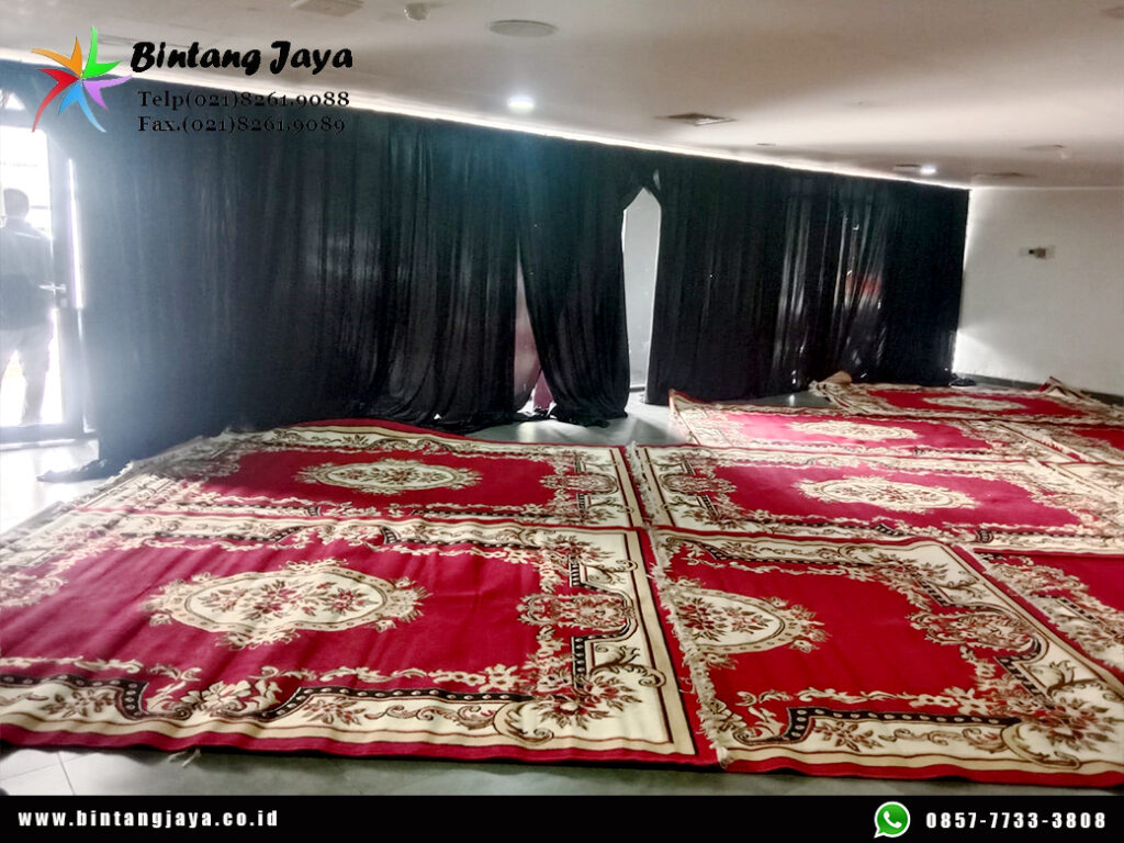 Sewa Karpet Permadani Merah Jakarta 087885377555