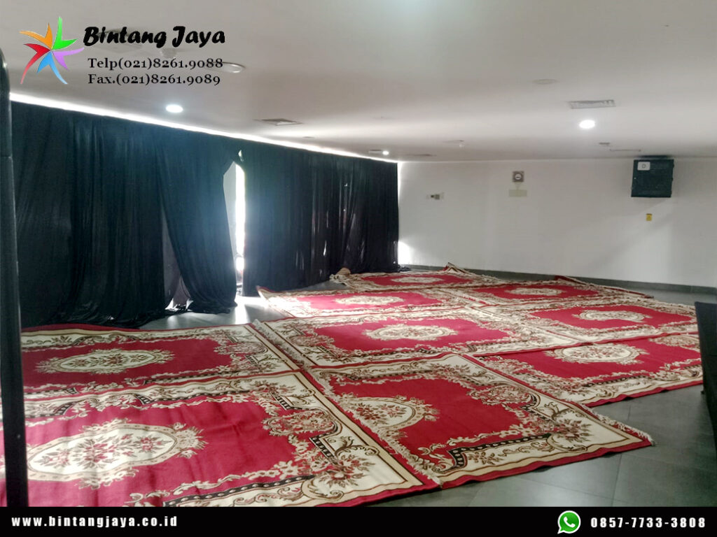 Sewa Karpet Permadani Merah Jakarta 087885377555