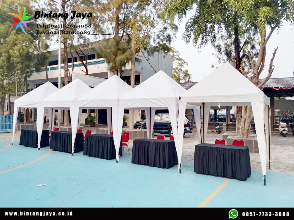 Sewa Tenda Bazar 2×2 Jakarta Ukuran Pas untuk Booth Event 087885377555