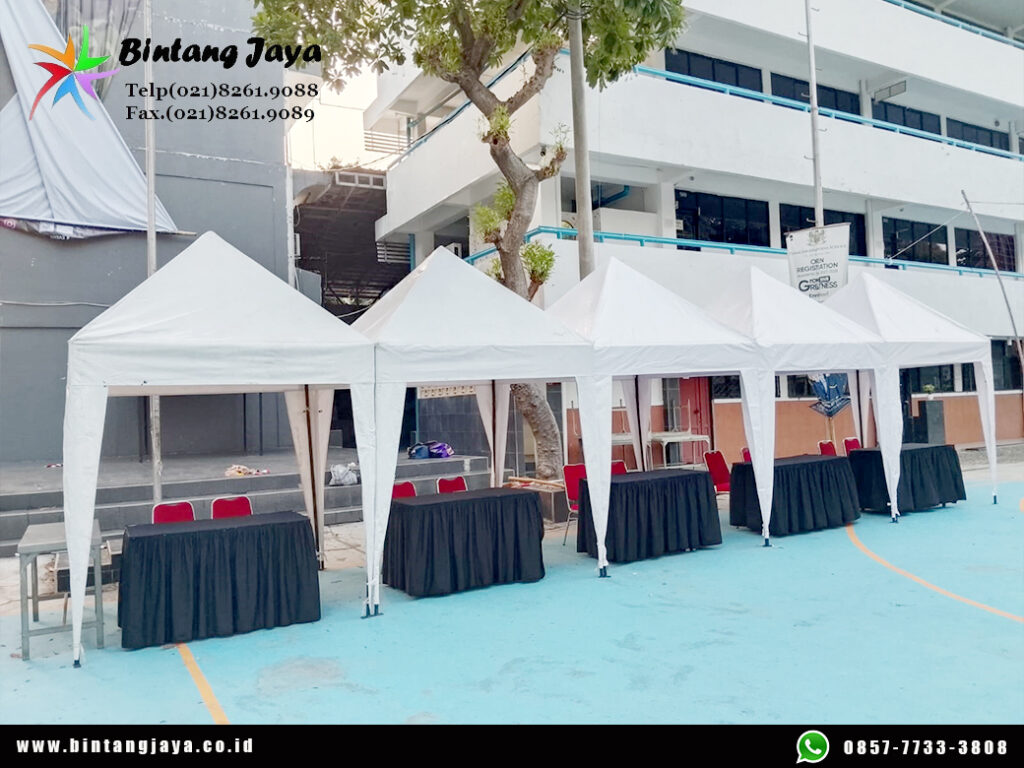 Sewa Tenda Bazar 2×2 Jakarta Ukuran Pas untuk Booth Event 087885377555