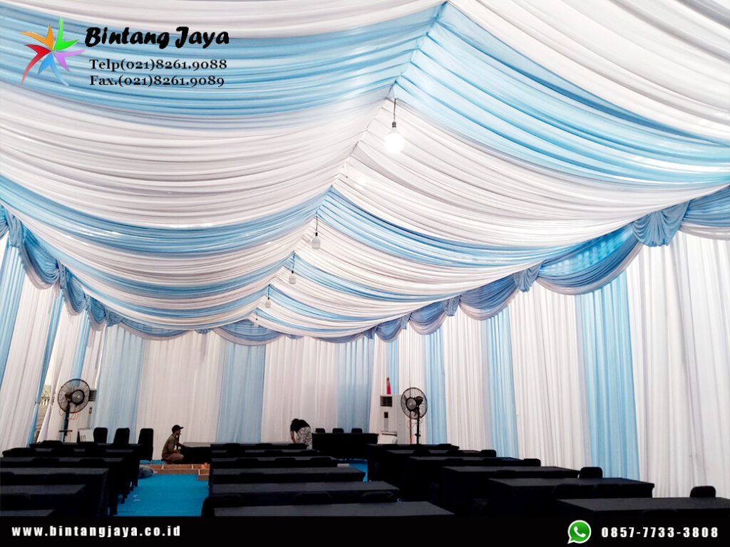 Sewa Tenda Hanggar Biru Putih untuk Event Perusahaan dan Acara Pemerintahan 087885377555