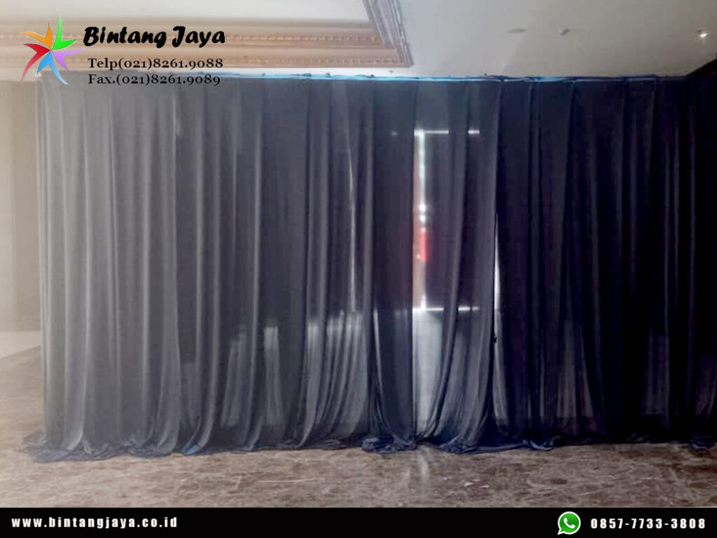Rental Tirai Hitam Jakarta: Ubah Sudut Venue Tanpa Renovasi