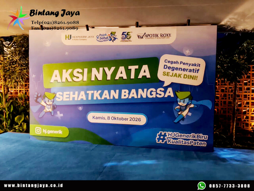 Sewa Backdrop Printing Flexy Jakarta Mengisi Event dengan Visual yang Lebih Menarik 087885377555