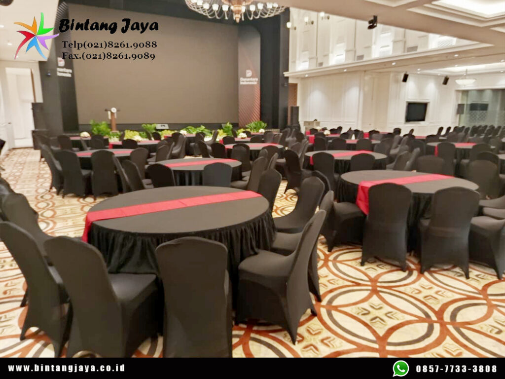 Sewa Meja, Cover Kursi Raja, Tiang Antrian Jaksel | 085777333808